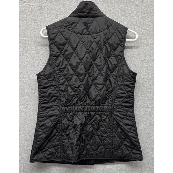 Pga Golf POLO RALPH LAUREN Vest Womens Medium Jacket Quilted Logo Button Full Zi - Picture 4 of 9